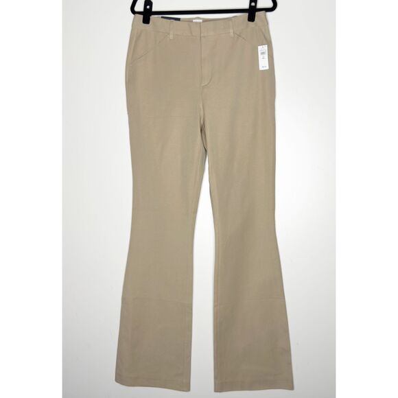 New Gap Bi-Stretch Fitted High-Rise Flare Pants Women's Size 12 Tall - Picture 1 of 10
